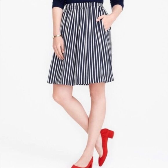 J Crew Mercantile Striped Skirt - Picture 5 of 14